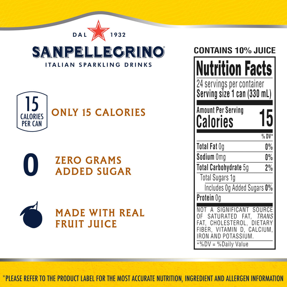 Sanpellegrino bebida servida con hielo para consumo frío y placentero
