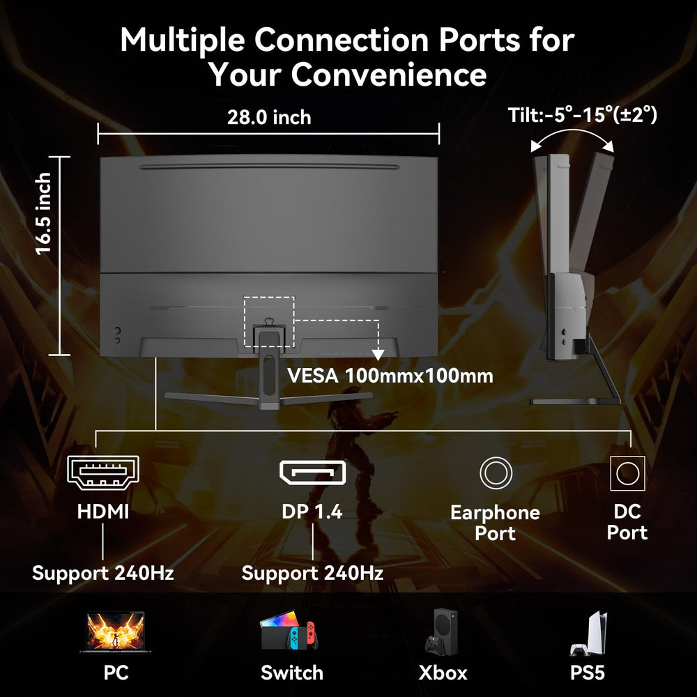 SANSUI HDR gaming scene on-screen showing vibrant contrast and motion clarity