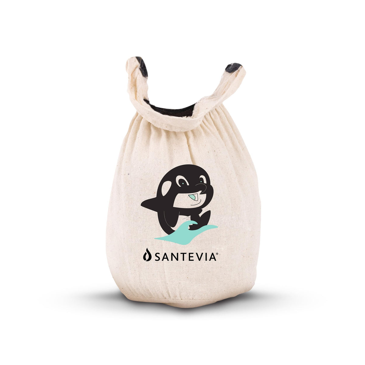 Santevia front packaging showing filter and benefits for gentler baths