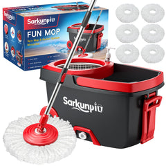 Sarkunpio front packaging view showing complete set and easy setup benefit