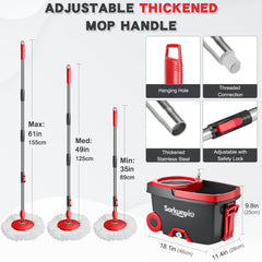 Sarkunpio stainless-steel wringer close-up illustrating durable long-life construction