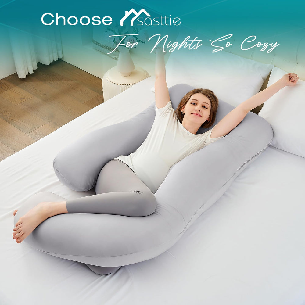 Sasttie almohada instalada en dormitorio, aporta comodidad y estilo