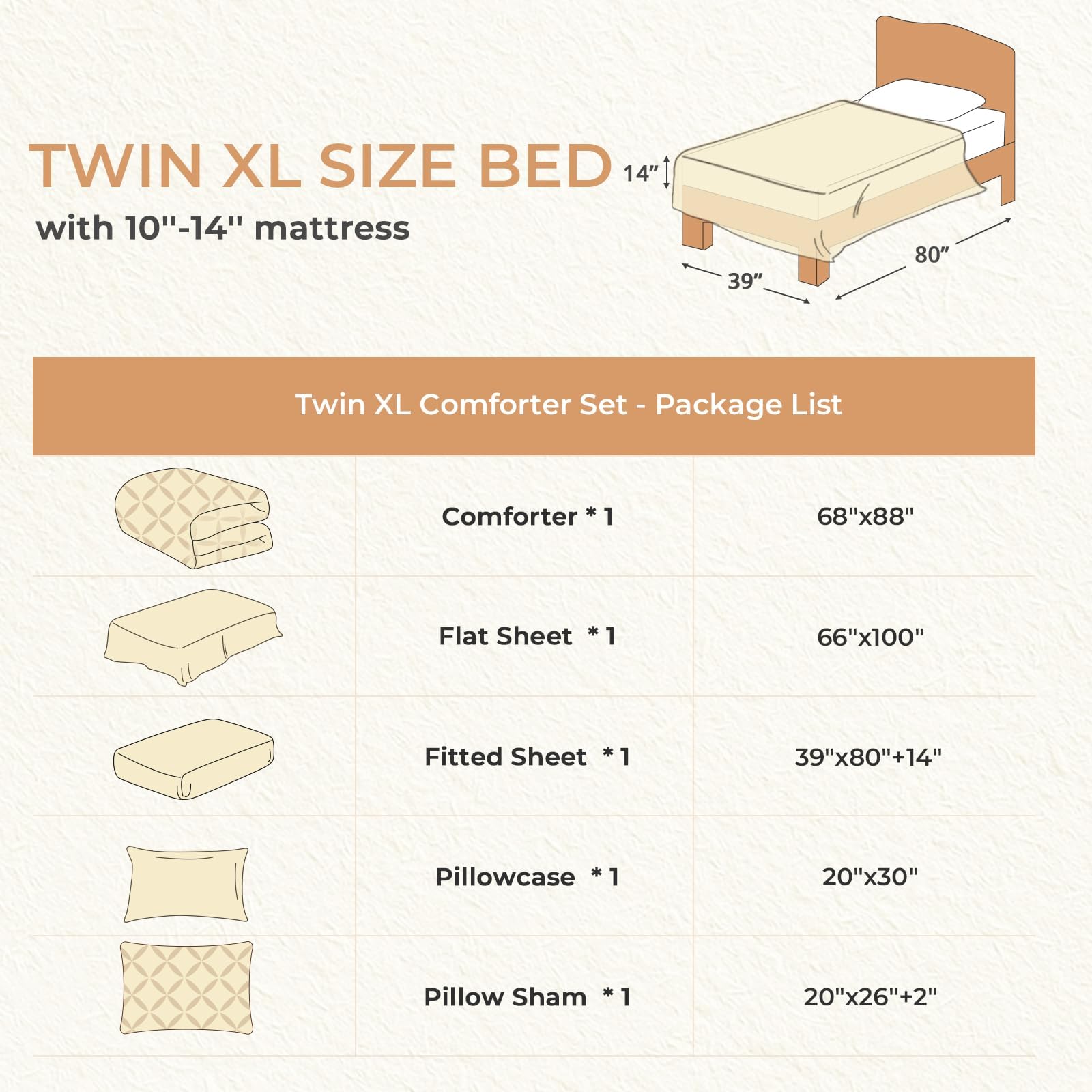 Sasttie scale comparison with mattress to show accurate Twin XL sizing