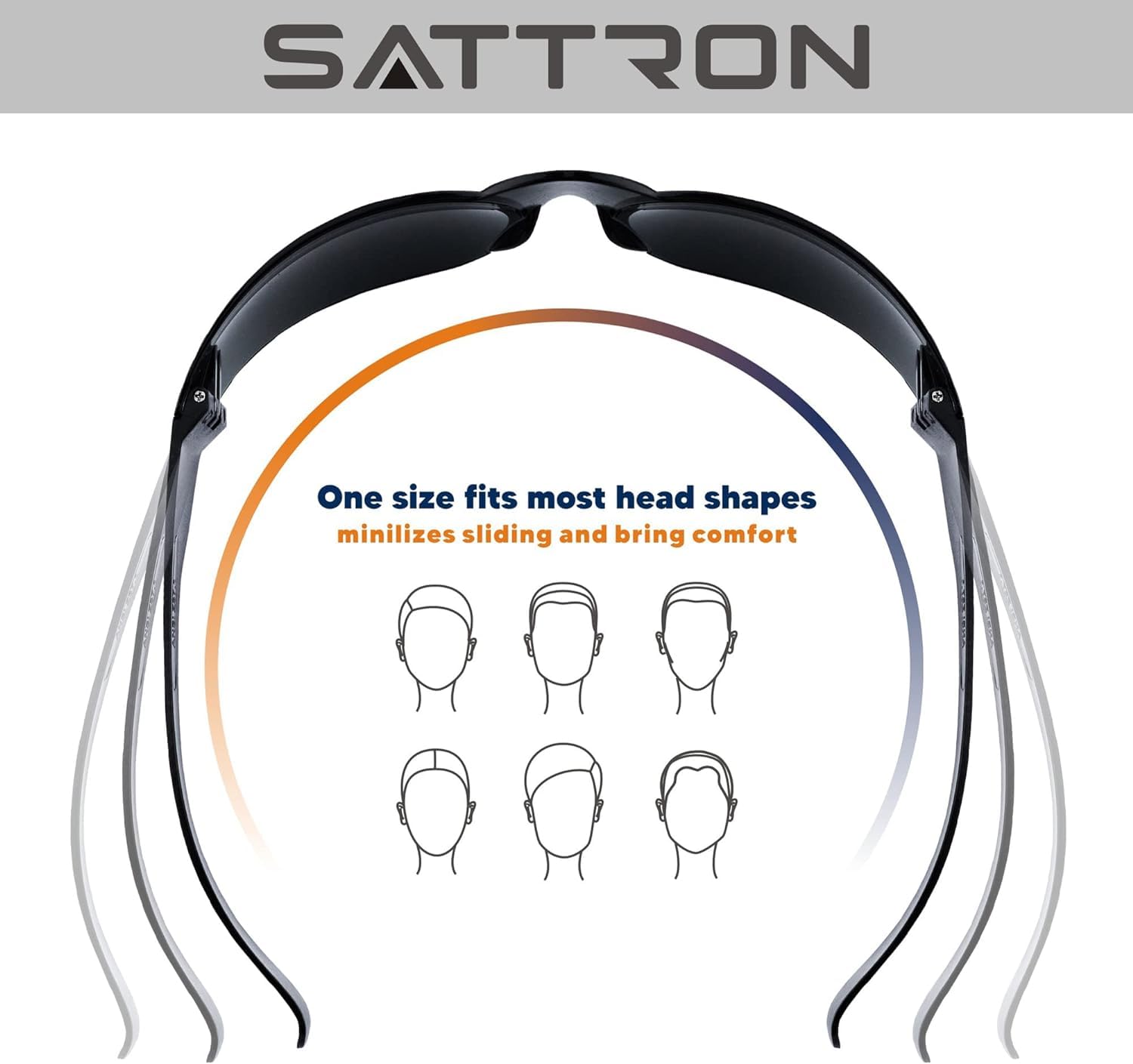 SATTRON varillas flexibles con extremos curvados para confort prolongado