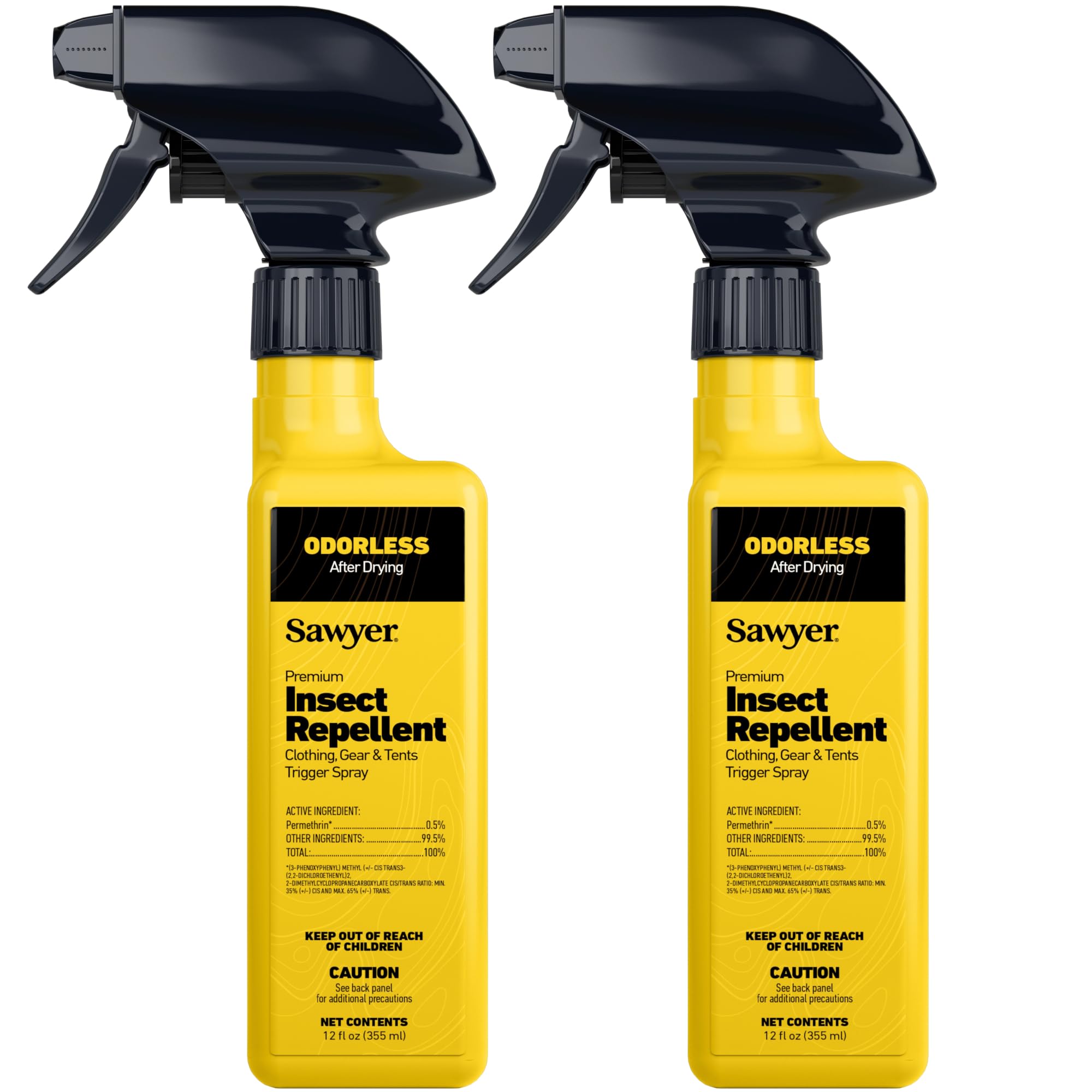 Sawyer twin pack front packaging showing product and benefits