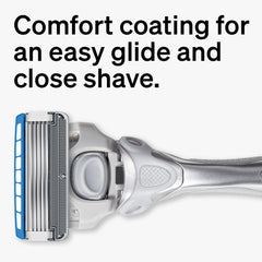 Schick Hydro detalle de las cinco hojas que ofrece afeitado apurado y duradero