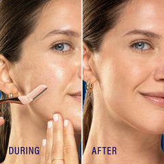 Schick Hydro Silk filo exfoliante en primer plano que protege y suaviza
