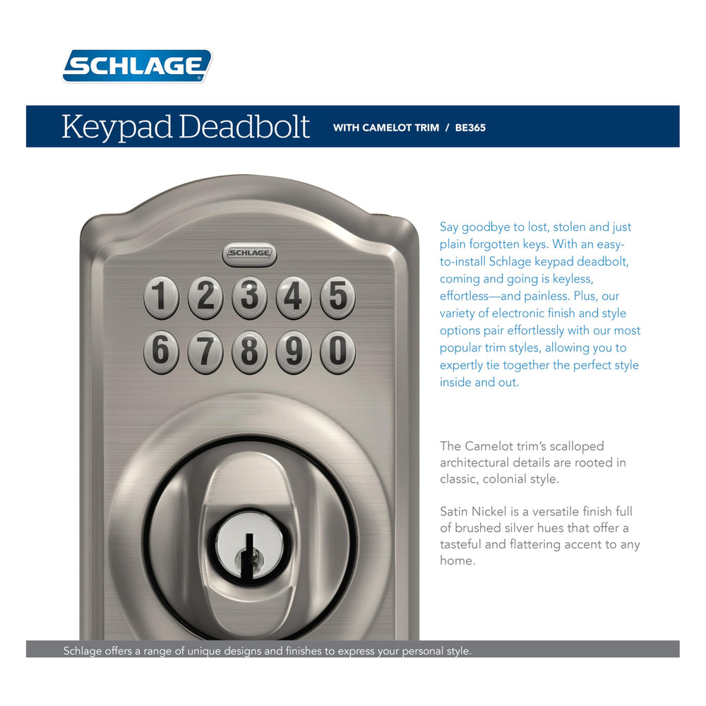 Schlage on porch at dusk showing aesthetic appeal and secure access benefit