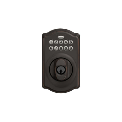 Schlage deadbolt beside screwdriver showing easy DIY installation benefit