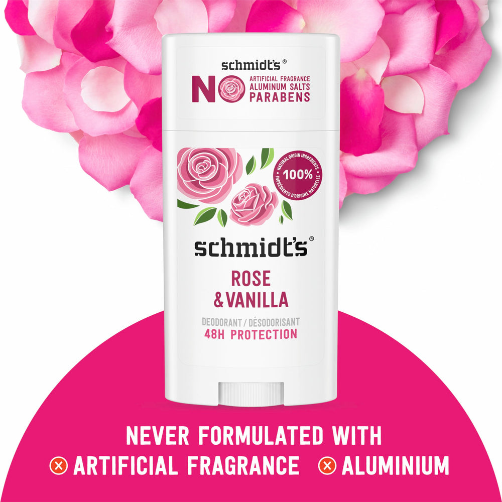 Schmidt's aplicándose en axila mostrando uso fácil y protección de 24 horas