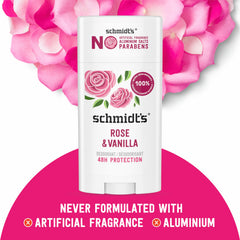 Schmidt's aplicándose en axila mostrando uso fácil y protección de 24 horas
