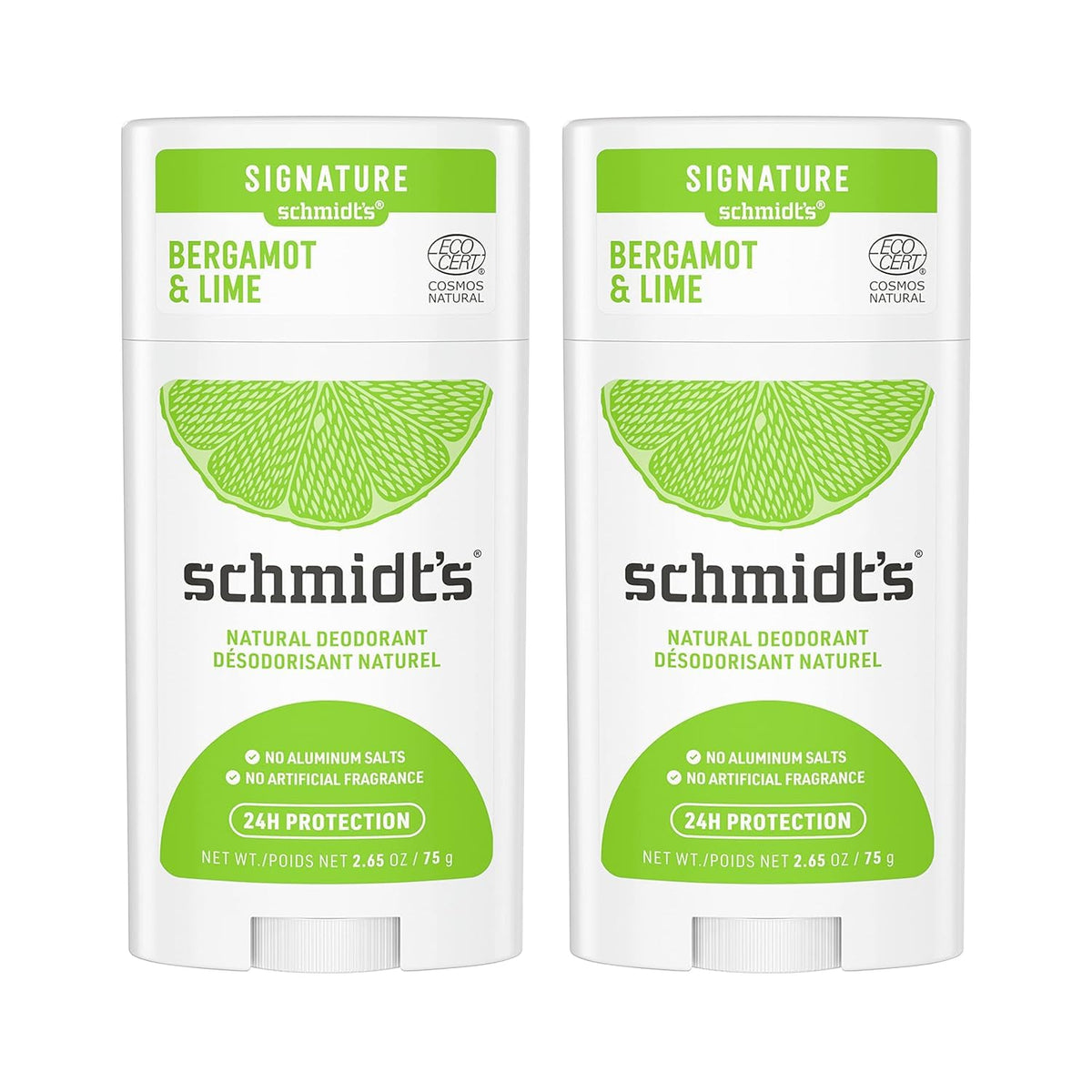 Schmidt's barra frontal mostrando el envase y beneficio: protección natural