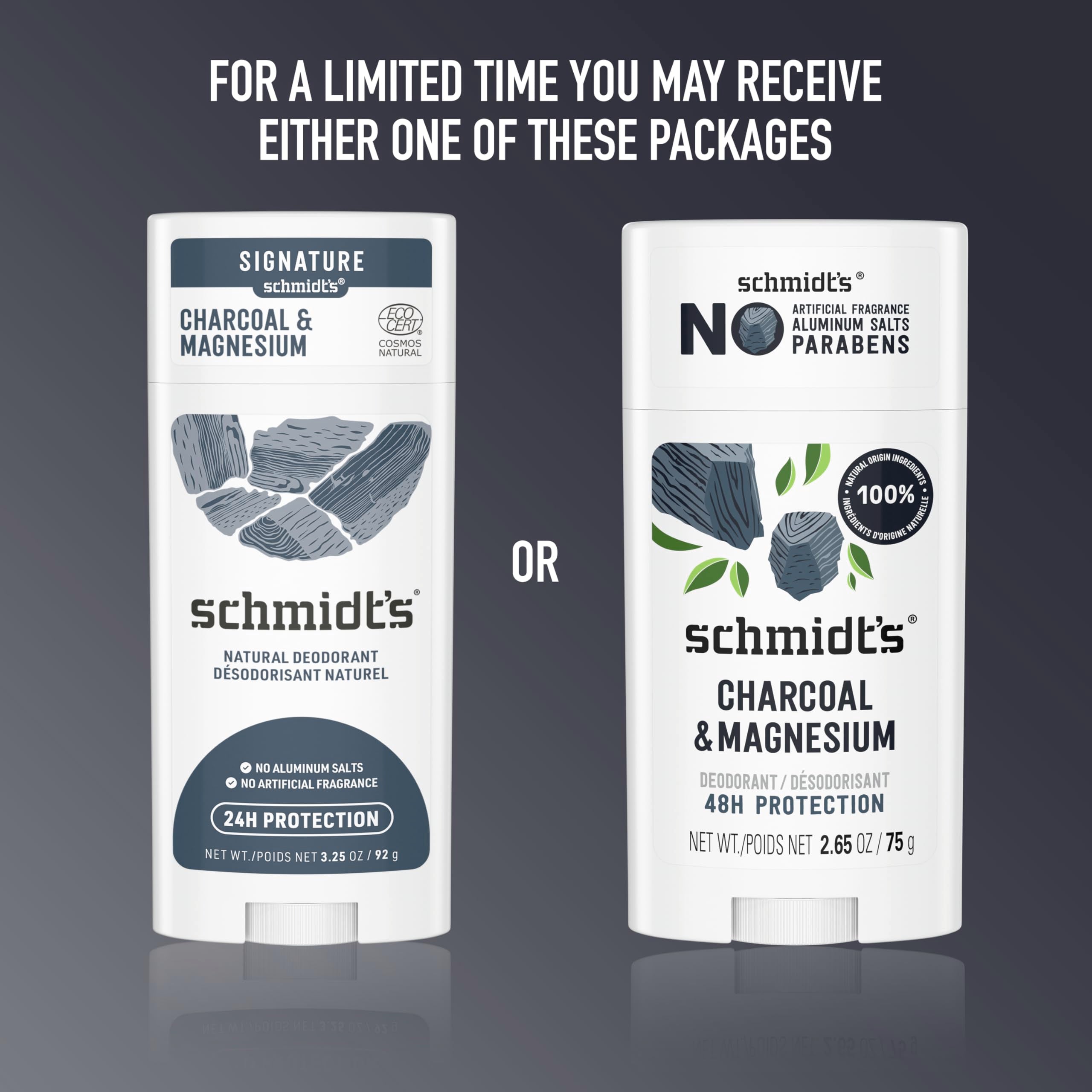Schmidt's stick en mano para comparar tamaño, formato portátil y conveniente