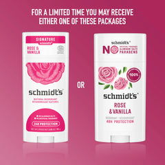 Schmidt's en mano para comparar tamaño y facilitar transporte diario