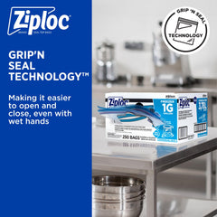 SC Johnson Ziploc caja dispensadora abierta mostrando acceso rápido y orden