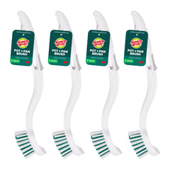 Scotch-Brite cepillo frontal con empaque, vista clara y beneficio de reemplazo múltiple