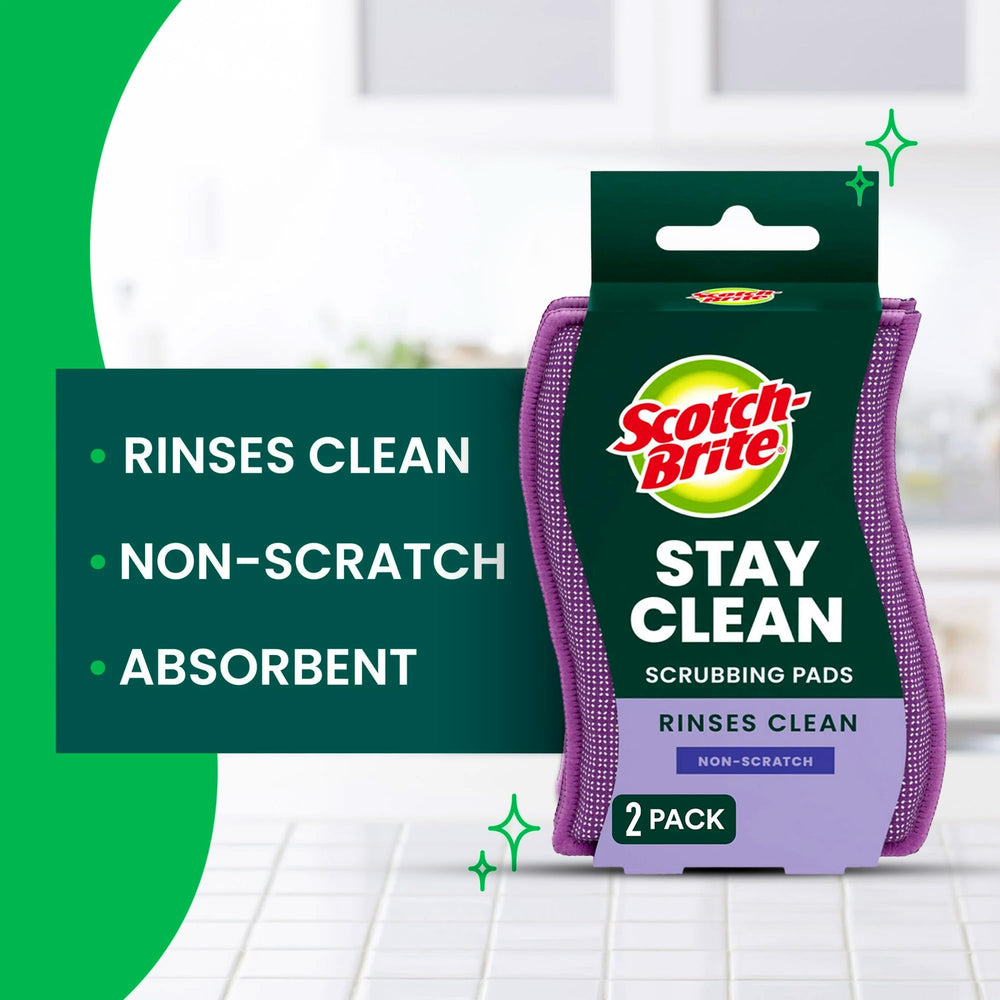 3M Scotch-Brite textura del lado fregado que elimina restos sin rayar