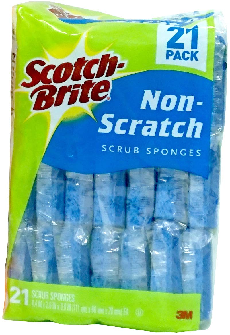 Scotch-Brite frontal del empaque 21 unidades para limpieza segura