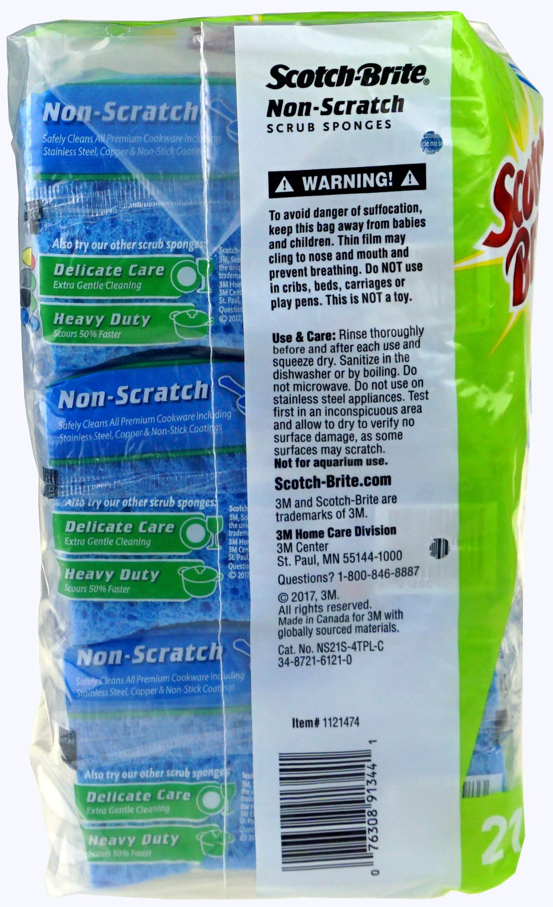 Scotch-Brite detalle de textura no rasca que protege recubrimientos