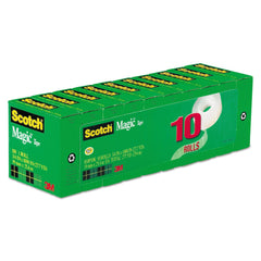 Scotch frente del paquete mostrando 10 rollos y ahorro