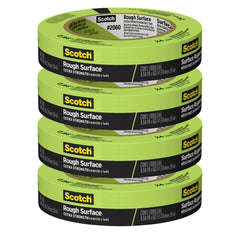 Scotch Painter's Tape empaque frontal mostrando el pack de 4 y ventaja de duración