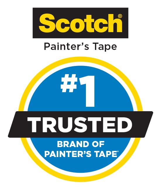 Scotch Painter's Tape etiqueta modelo 2060 con información de adherencia resistente