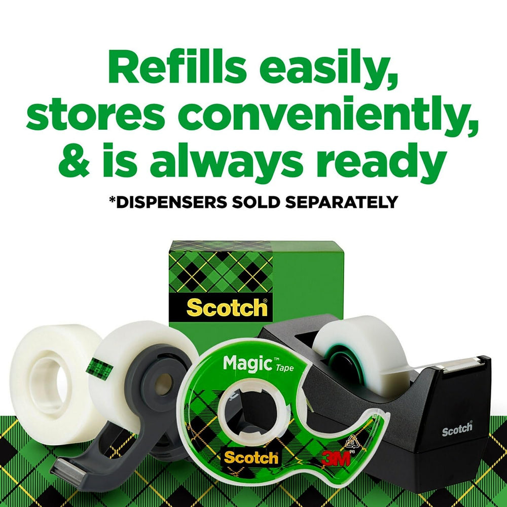 Scotch reparación de papel rasgado, sellado permanente y limpio