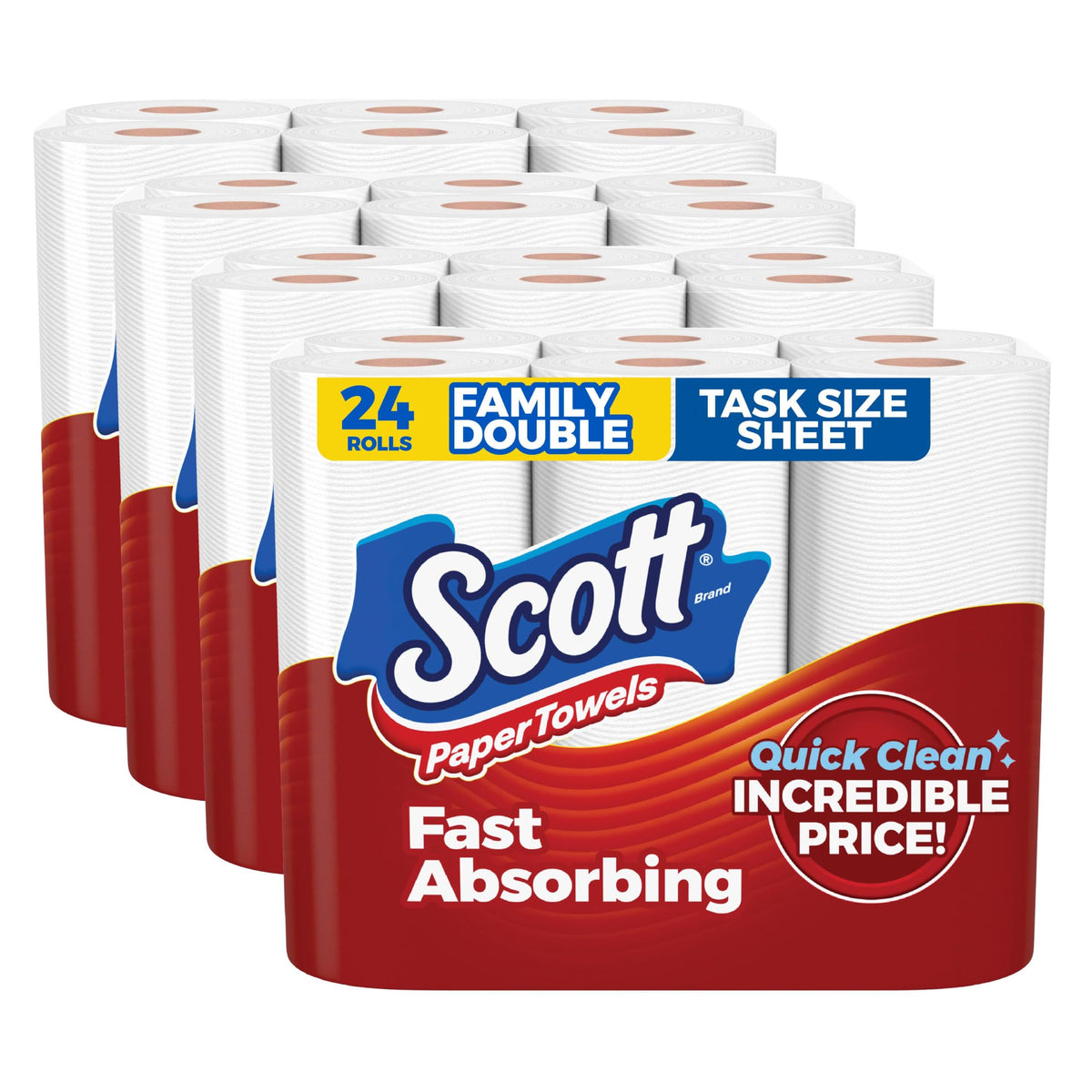 Scott frente del paquete Task Size mostrando cantidad y formato