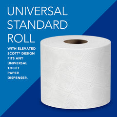 Scott Professional rollo instalado en dispensador universal facil de rellenar
