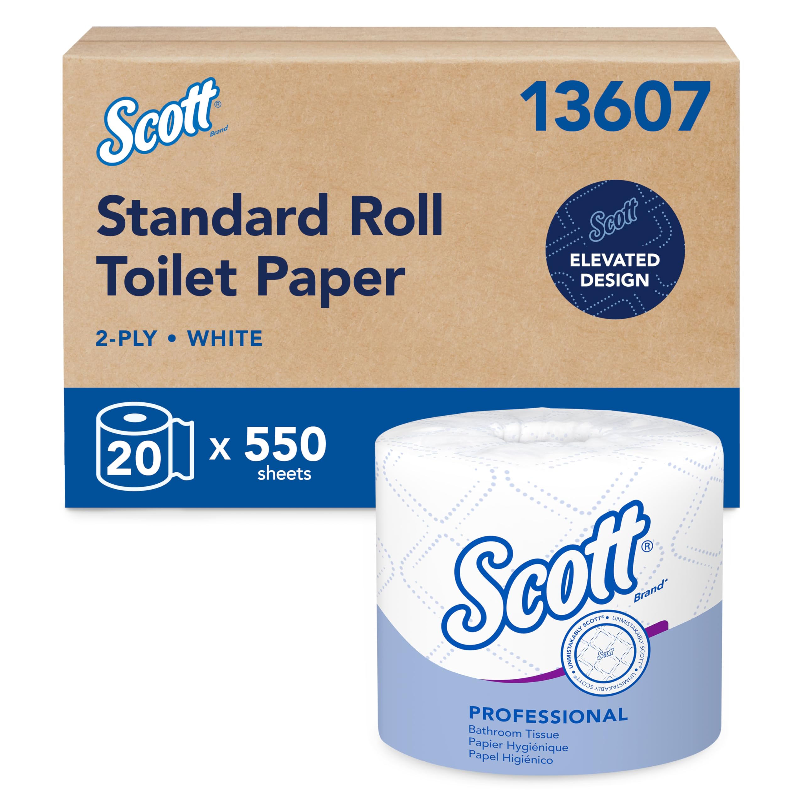 Scott Professional frontal del envase mostrando la marca y cantidad