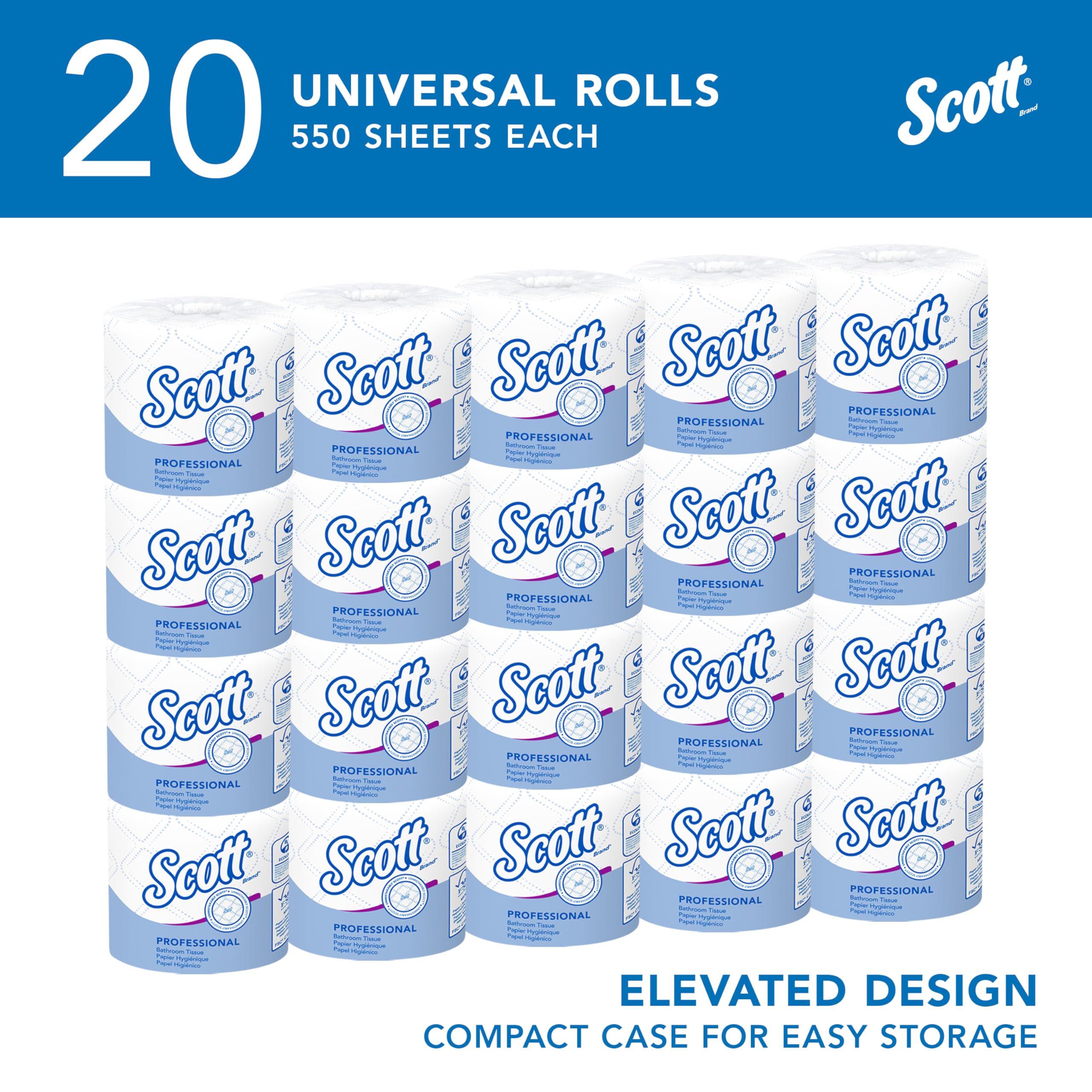 Scott Professional primer plano de la textura 2-ply que mejora absorción