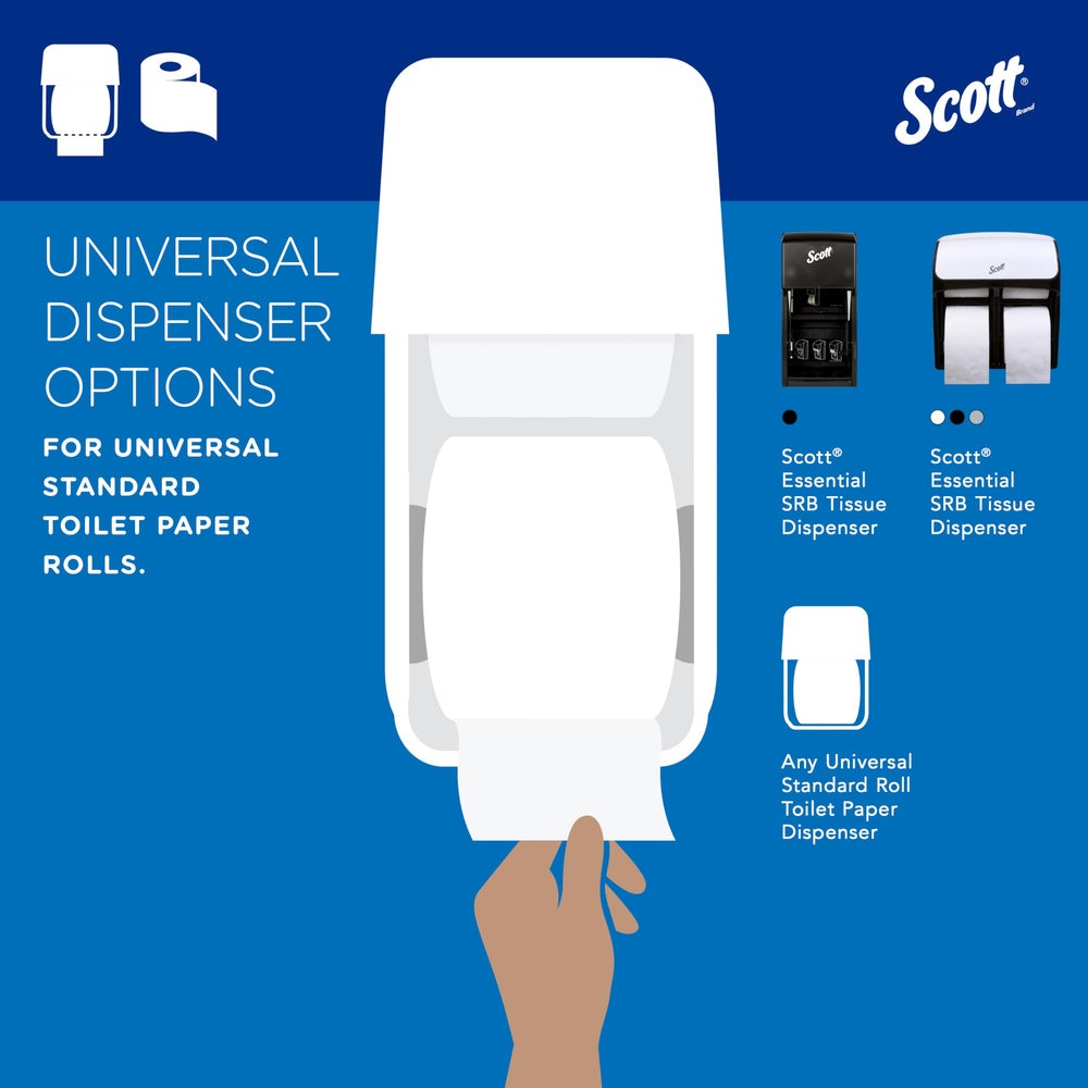 Scott Professional rollo en baño comercial que transmite aspecto profesional