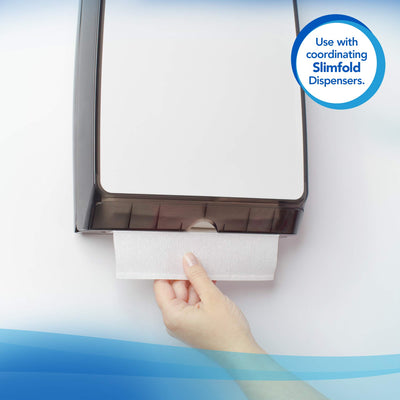 Scott Professional bulk cases stored in cabinet illustrating reduced packaging and easy stocking benefit