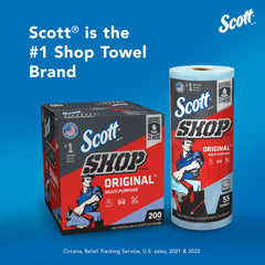 Scott perforated roll detail displaying easy-tear sheets for controlled dispensing