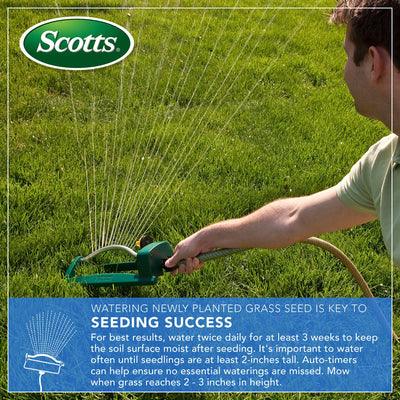 Scotts mezcla aplicada en pendiente demostrando adhesión y reducción de lavado
