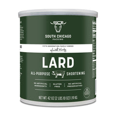 SCP LARD lata frente mostrando envase y tamaño, aporta ahorro y sabor