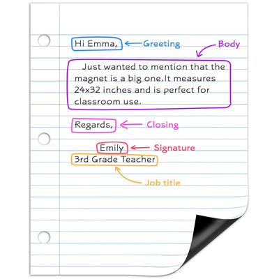 Scribbledo front view of 24x30 lined sheet showing clear primary lines and readability