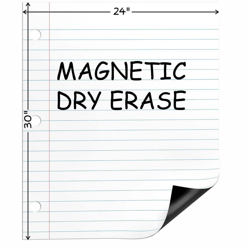 Scribbledo magnetic backing detail demonstrating strong hold on metal surfaces