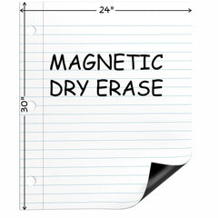 Scribbledo magnetic backing detail demonstrating strong hold on metal surfaces
