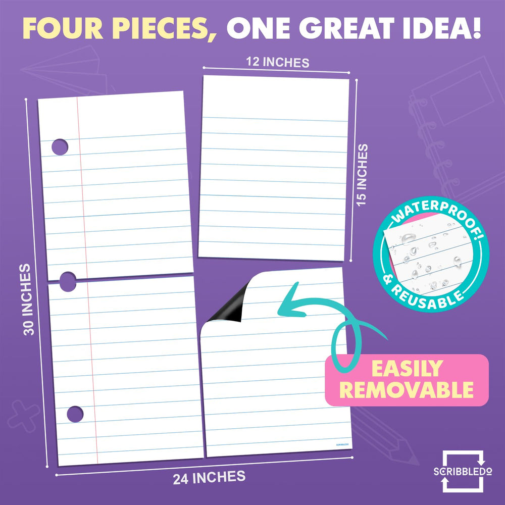 Scribbledo with marker and eraser illustrating easy cleaning and reuse