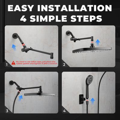SeaCity black finish on controls and faceplate for durable contemporary look