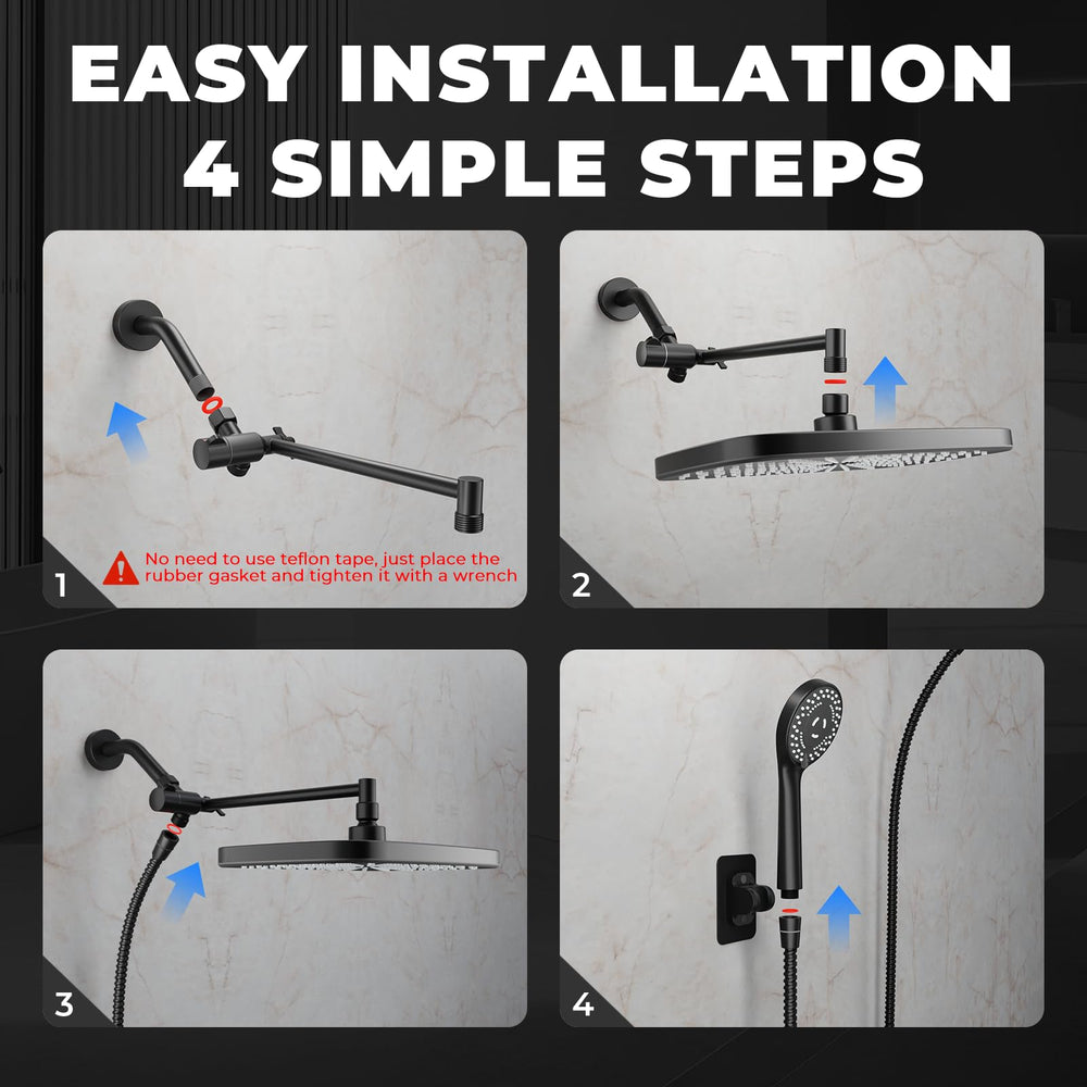 SeaCity black finish on controls and faceplate for durable contemporary look
