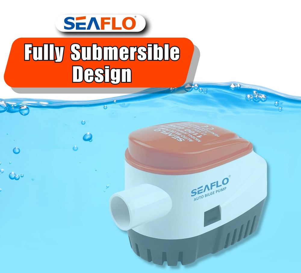 SEAFLO base filtrante desmontada para limpieza rápida y mantenimiento