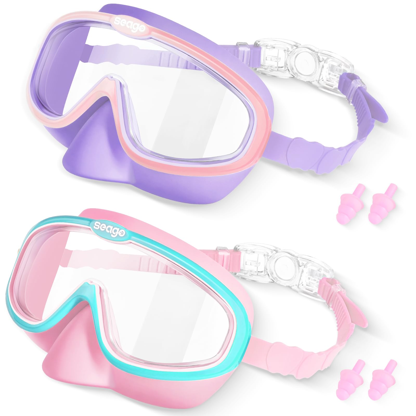 Seago gafas frontal del pack mostrando doble unidad y beneficios