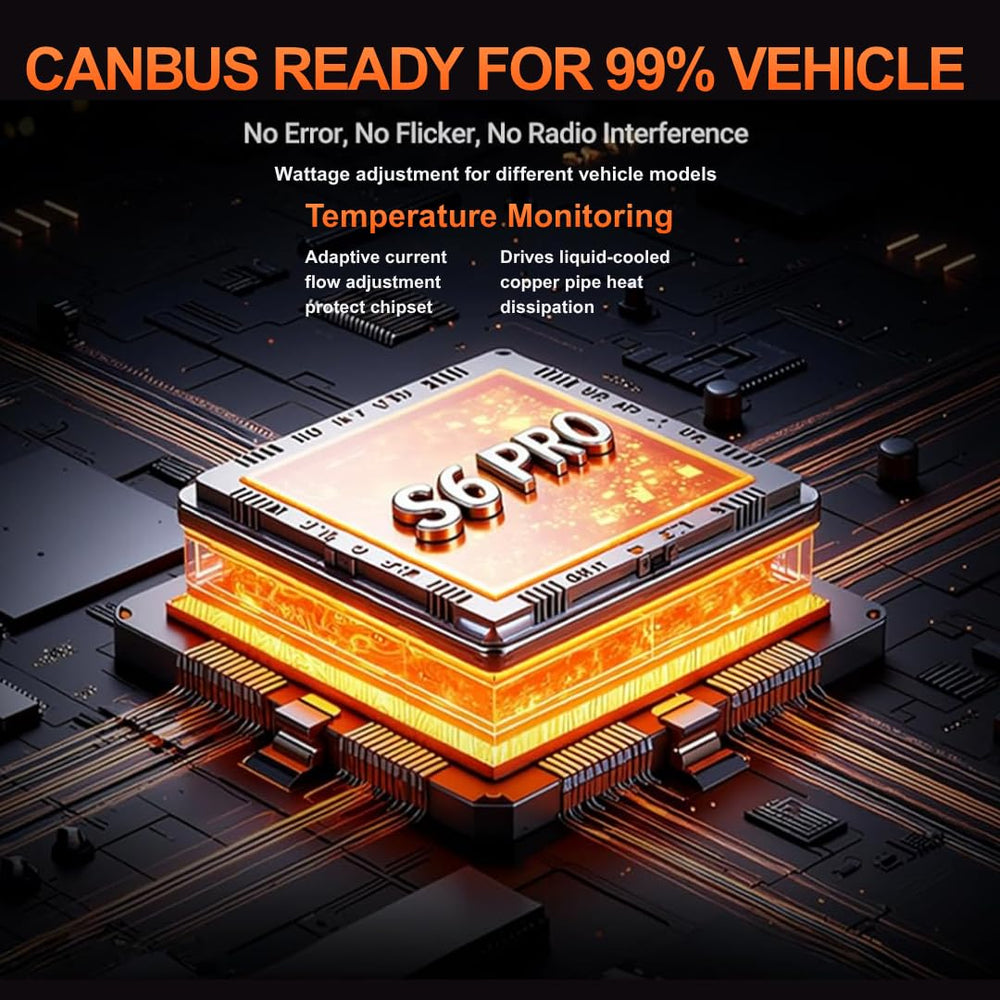 SEALIGHT car at night using bulbs illustrating improved nighttime visibility