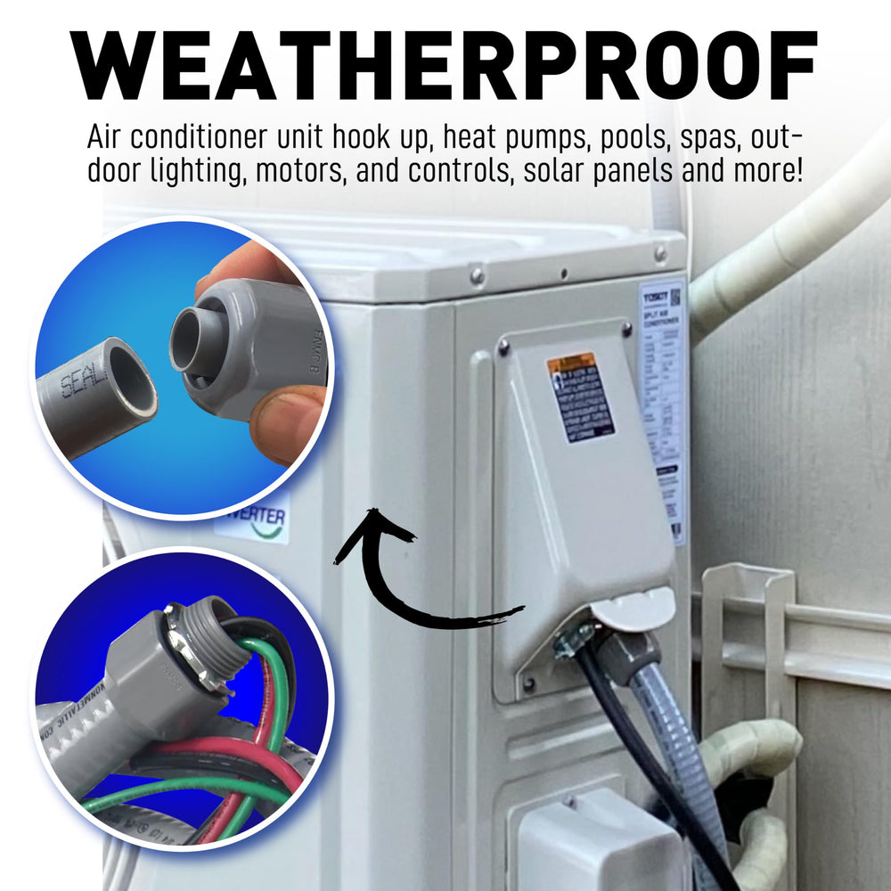 Sealproof comparación de escala mostrando longitud 6 ft para planificación