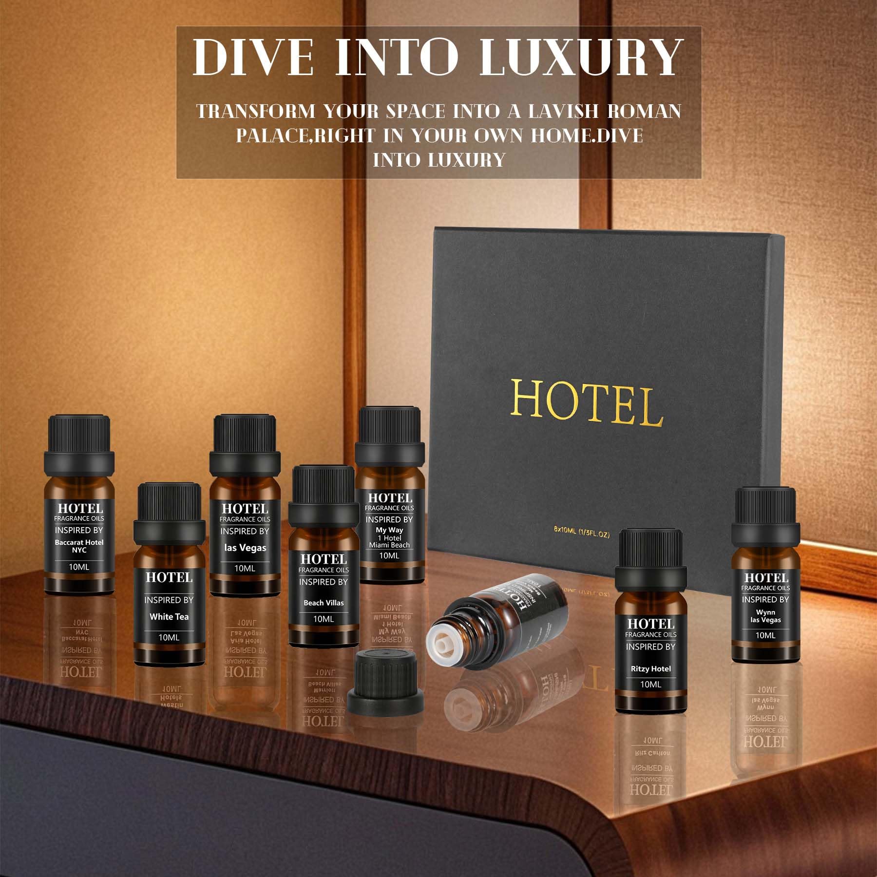 SEAMOSH ambiente de recepción de hotel aromatizado sugiriendo bienvenida de lujo