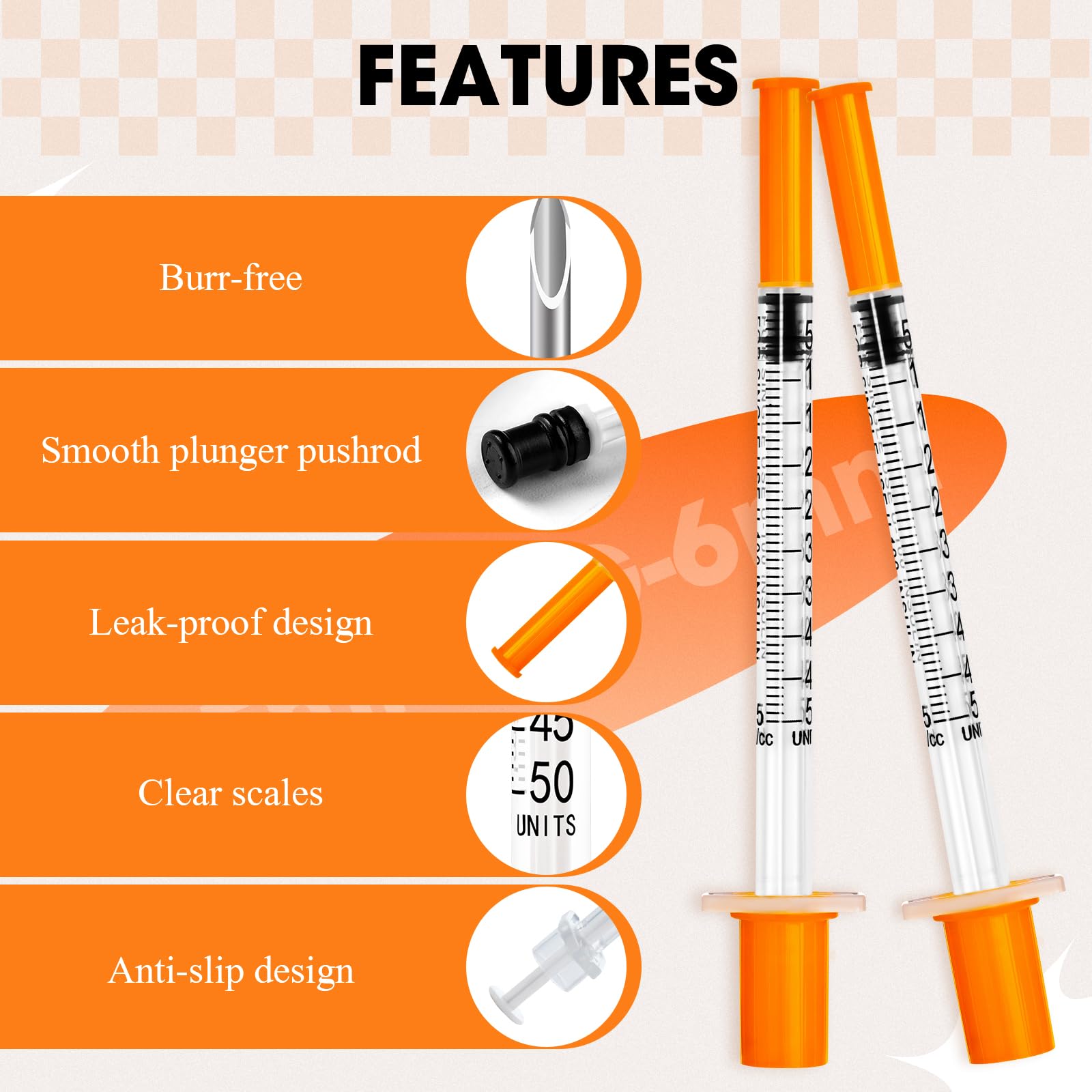 searvgrh barrel graduations visible for accurate 0.5ml measurement and repeatable dosing
