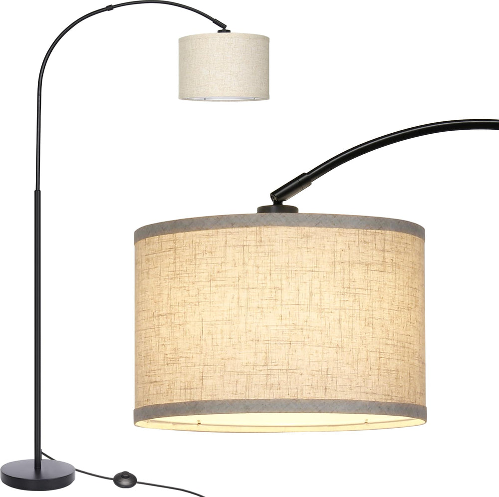 Seaside village lamp head tilted to demonstrate angle adjustment for task lighting
