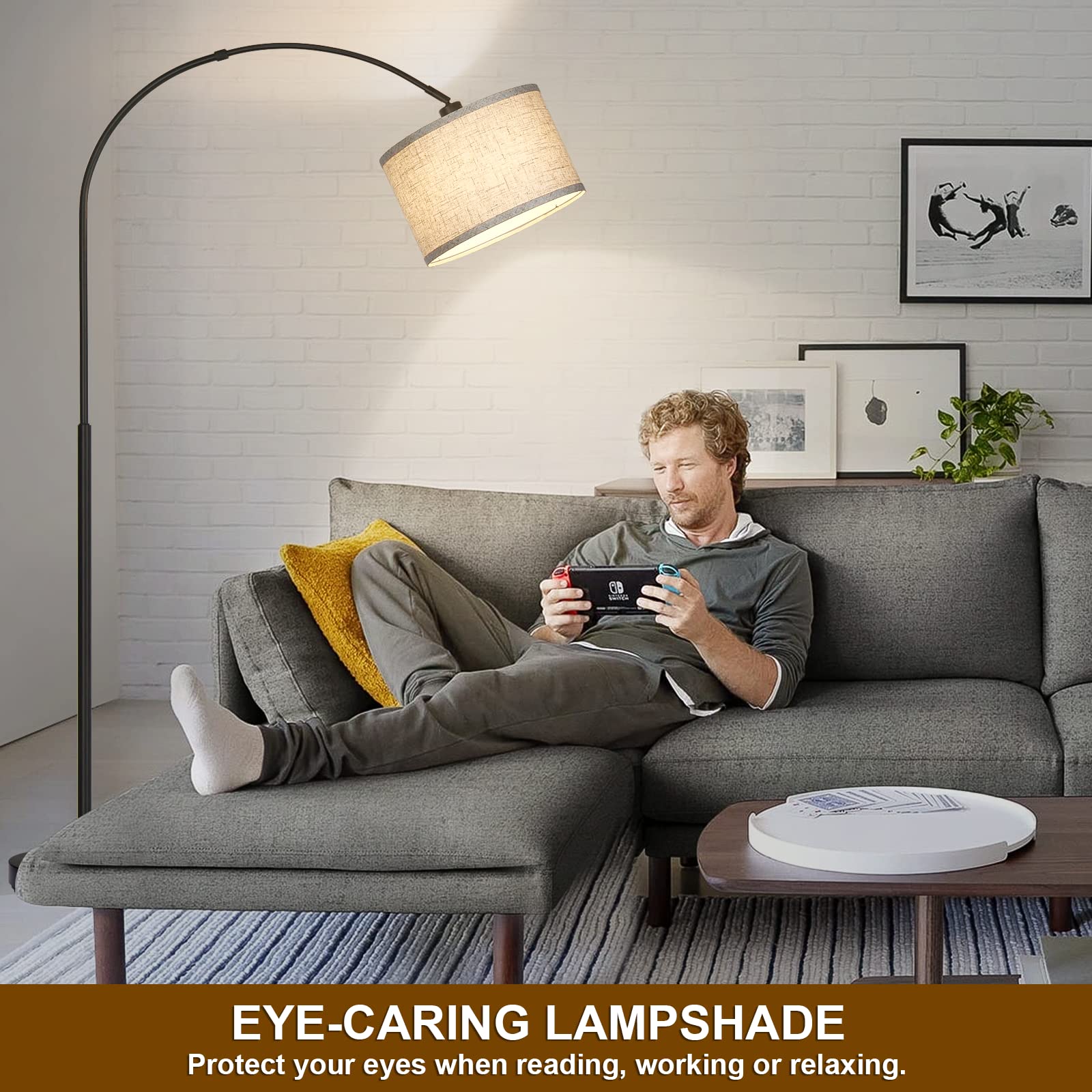 Seaside village foot pedal switch and cord for hands-free lamp control convenience